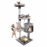 PaWz 1.1M Cat Scratching Post Tree Gym House Condo Furniture Scratcher - Image 2