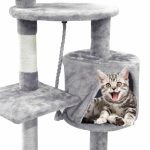 PaWz 1.1M Cat Scratching Post Tree Gym House Condo Furniture Scratcher - Image 4
