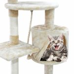 PaWz 1.1M Cat Scratching Post Tree Gym House Condo Furniture Scratcher - Image 5