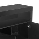 Levede Buffet Sideboard Storage Cabinet Modern High Gloss Furniture - Image 5