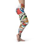 Womens Comic Book Leggings - Image 2