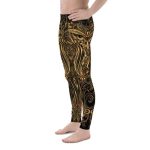Mens Leggings - Art Deco Steam Punk Owl Design - Image 5
