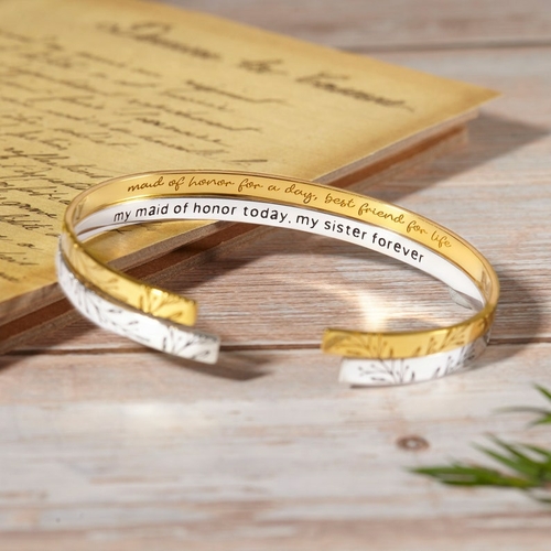 il_794xN.4378055441_mc75.jpg Bridesmaid Bracelet Gift, Bridesmaid Proposal Gift, Maid of Honor Gift - Image 1