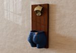 Curvy Jeans Wall Mounted Bottle Opener, Flirty, Fun Rustic Man Cave - Image 8