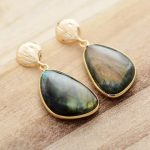 Labradorite Drop Earrings - Image 3