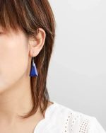 Lapis Lazuli  Trapezoid Drop Earrings - Image 3