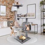 PaWz 1.1M Cat Scratching Post Tree Gym House Condo Furniture Scratcher - Image 7