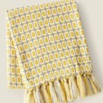 Pastoral Style Yellow Knitted Woolen Blanket - Image 3
