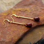 Red Jasper Dangle Earrings - Image 3
