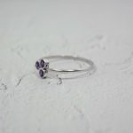 Amethyst Cluster Sterling Silver Ring - Image 2
