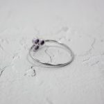 Amethyst Cluster Sterling Silver Ring - Image 3