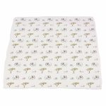 Hear Me Roar Lion and Rhinos and Elephants Bamboo Newcastle Blanket - Image 5