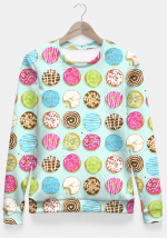 Sweet donuts Fitted Waist Sweater Women - Image 2