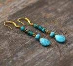 Turquoise Jasper Earrings - Image 2