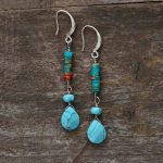 Turquoise Jasper Earrings - Image 3