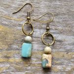 Vintage Natural Jasper Earring - Image 3