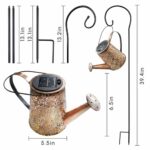 Solar Watering Can Lights Outdoor Decor Hanging Kettle Lantern Light - Image 8