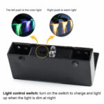 4 Pack Outdoor Deck Lights Solar Color Changing Path Garden Patio - Image 10