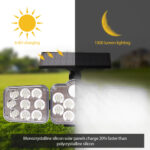 Solar Outdoor Lights 138 LED 3-Head Adjustable 360°Rotating Wide-Angle - Image 3