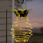 Outdoor Waterproof Garden Pineapple Solar Lights Path Lights - Image 6