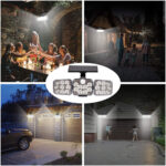 Solar Outdoor Lights 138 LED 3-Head Adjustable 360°Rotating Wide-Angle - Image 12