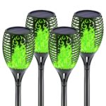 4 Pack Solar Lights Outdoor Solar 12 Led Torch Flickering Flame Lights - Image 20