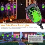2 Pcs Solar Lights Outdoor Solar 12 Led Torch Flickering Flame Lights - Image 15