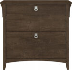 Bush Furniture Salinas 2 Drawer Lateral File Cabinet in Ash Brown - Image 7