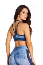 Blue Jungle Sports Bra - Image 2