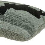 24inches x 5inches x 16inches Lodge Gray Pillow Cover With Poly Insert - Image 3