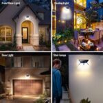 Split Type Solar 100COB Led Induction Wall Light Indoor Outdoor Garden - Image 4