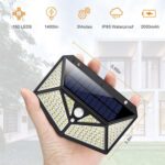Split Type Solar 100COB Led Induction Wall Light Indoor Outdoor Garden - Image 6