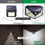Split Type Solar 100COB Led Induction Wall Light Indoor Outdoor Garden - Image 8