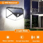 Split Type Solar 100COB Led Induction Wall Light Indoor Outdoor Garden - Image 11