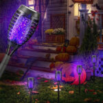 2 Pcs Solar Lights Outdoor Solar 12 Led Torch Flickering Flame Lights - Image 9