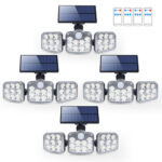 Solar Outdoor Lights 138 LED 3-Head Adjustable 360°Rotating Wide-Angle - Image 9