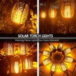 33 Led Outdoor Waterproof Solar Powered Small Torch Flame Lights - Image 4