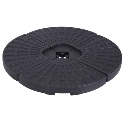 4586ebebace8da12c7dd732927fcec55.jpg Outsunny Set of 4 Umbrella Base Weights Outdoor Parasol Holder for - Image 1