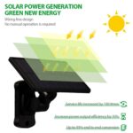 3 Adjustable Heads 270° Wide Angle Illumination Solar Lights Outdoor - Image 9