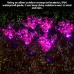 Outdoor Waterproof Solar Phalaenopsis Lamp Garden Decorative Lights - Image 3