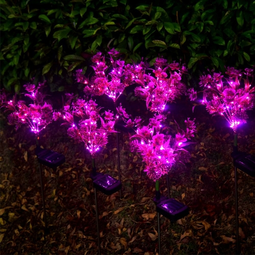 530151711877103616.jpg Outdoor Waterproof Solar Phalaenopsis Lamp Garden Decorative Lights - Image 1