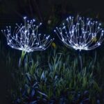 2PCS Solar Fireworks Lamps 90 LED Multi-Color Outdoor Christmas Lights - Image 4