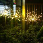 2PCS Solar Fireworks Lamps 90 LED Multi-Color Outdoor Christmas Lights - Image 3