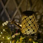 Solar Watering Can Lights Outdoor Decor Hanging Kettle Lantern Light - Image 7