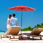 9 foot outdoor patio umbrella with button tilt and crank, Outdoor - Image 7