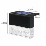 4 Pack Outdoor Deck Lights Solar Color Changing Path Garden Patio - Image 9