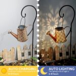Solar Watering Can Lights Outdoor Decor Hanging Kettle Lantern Light - Image 4