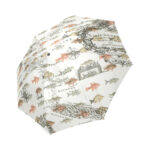 FISH AND A NAUTICAL MAP Foldable Umbrella - Image 2