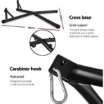 Gardeon Hammock Chair Steel Stand Outdoor Furniture Heavy Duty Black - Image 4