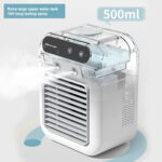 Portable Air Conditioner Fan 2 Speeds Air Cooling Fan with Humidifier - Image 4